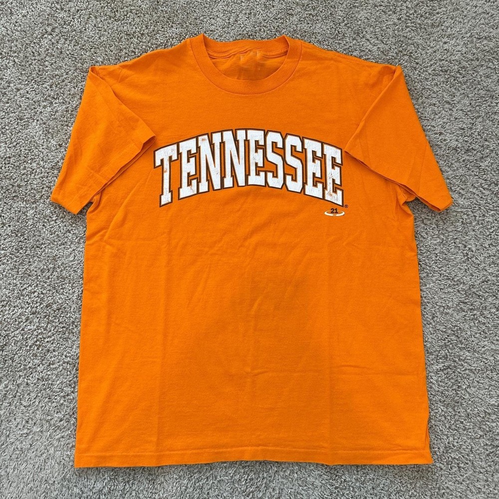 Vintage Tennessee Vols T-Shirt Orange and White Retro College Tee