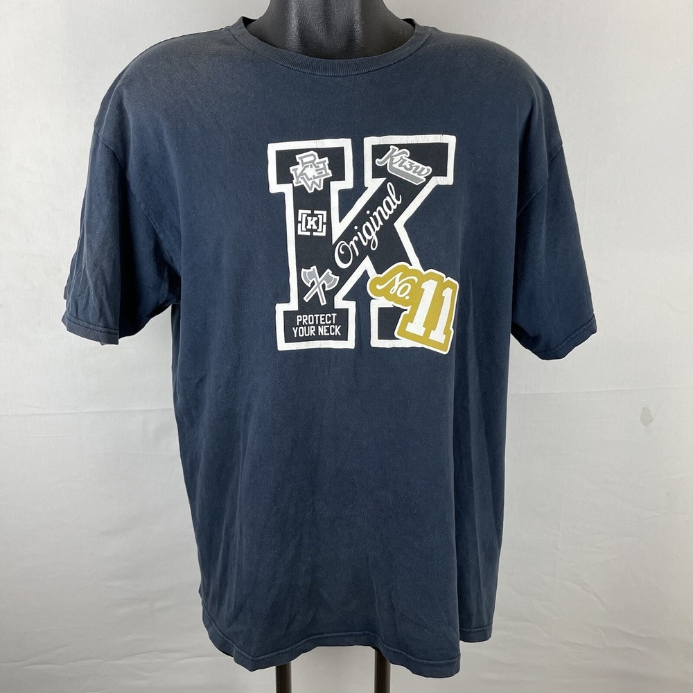 KREW Blue Skateboarding Short Sleeve T-Shirt Men’s XL