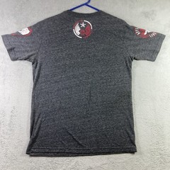 Affliction Shirt Adult Medium Dark Gray Graphic Tee Performance Live Fast USA