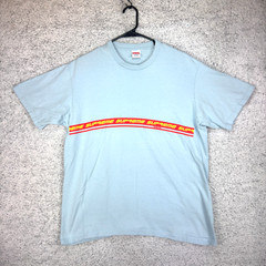 Supreme Hardgoods SS19 Tee Made in USA Blue T Shirt Men’s Size Large