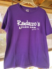Randazzo’s Clam Bar Shirt Brooklyn New York Men’s Large T-shirt Purple L