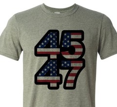 Trump 45 47 – Patriotic – USA – Uber Soft – Cheap & Fast Shipping
