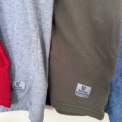 Lot 5 Mens Pocket T Shirts L Short Slv Solid Casual Basics Gym Workout Outdoors