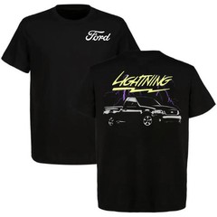 Ford F150 Lightning T Shirt, Pickup Truck Show Graphic Tee, Classic Automotive