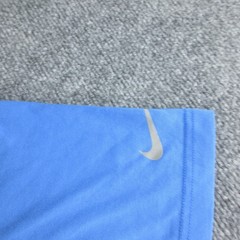 Nike Golf Shirt Mens XL Blue Short Sleeve Dri-FIT Logo Graphic Golf Tee