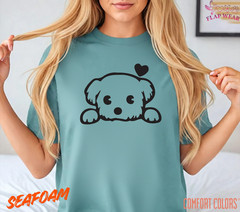 Unisex Cute Puppy Love T SHIRT,T shirt women,T shirt men,T shirt vintage Mom Dad