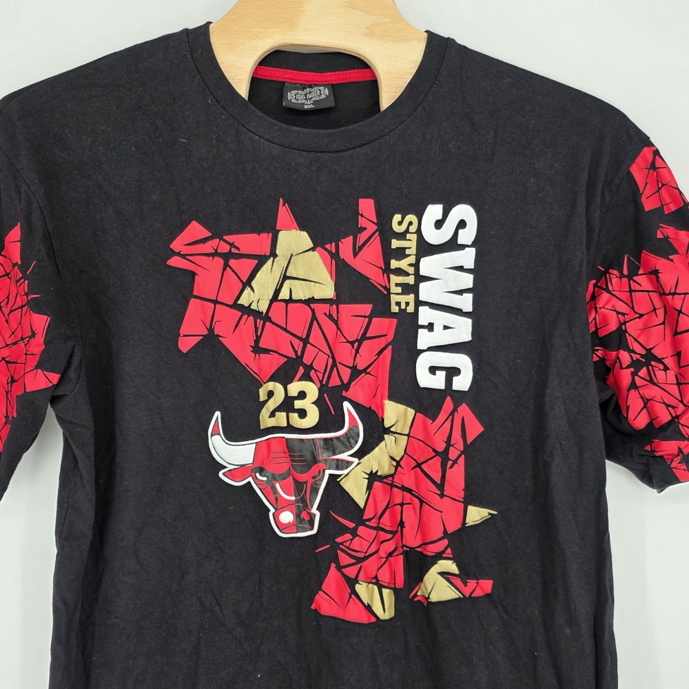 Michael Jordan King Maker Graphic Shirt 3XL Black Red 23 Hip Hop Swag Streetwear