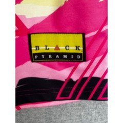 Black Pyramid Chris Brown Jersey Shirt XXL Bright 3D Spellout Graphic Abstract