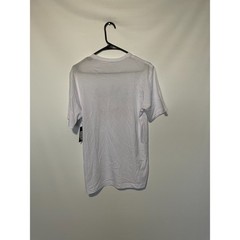 Travis Mathew Dad Bod Tee Shirt Mens Small White Graphic Pima Cotton Golf NWT