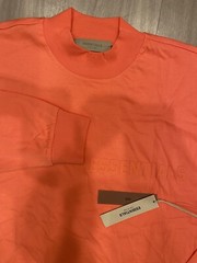 Fear of God Essentials Long Sleeve T Shirt Coral Men’s Size L New NWT Authentic