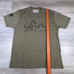Black Rifle Coffee Company Coffee or Die T-Shirt Snake Military Green Size XL