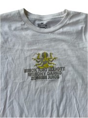 Flat Bush Zombies T-Shirt White Rap Hip Hop Graphic Tee Medium