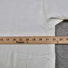 Vintage Kirkland Signature Select Mens XL White Combed Cotton Crew Neck T-Shirt