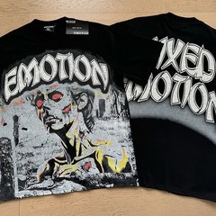 MIXED EMOTION Cotton Loose-Tee Shirt