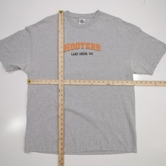 Vintage Hooters Double Sided Graphic T-Shirt Mens XL Lake Union Washington