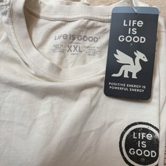 NEW Life Is Good Tshirt Lot 4 Men’s XXL L Short Sleeve Crusher Tee 100% Cotton