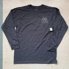 NEW STONE BREWING Black Double Sided Long Sleeve LOGO Spellout T Shirt Pick Size