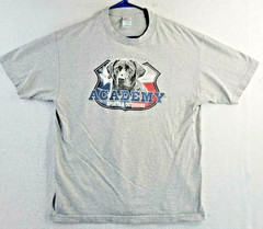 Academy Sports Hunting Dog Labrador Retriever Graphic Logo T-shirt Mens Large