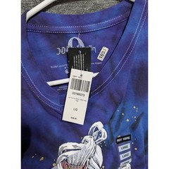 Jujutsu Kaisen 0 Yuta Rika Tie Dye Shirt Hot Topic Anime Blue Purple Mens Large