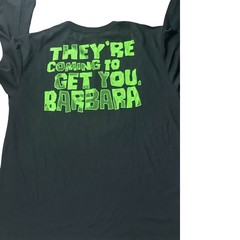 Night Of The Living Dead Coming To Get You Barbara Long Sleeve Black Green XL