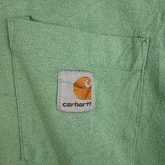 Carhartt T-Shirt Men’s L Loose Fit Green Short Sleeve Pocket Tee Workwear