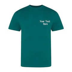 Personalised Custom Embroidered Just Ts Awdis The 100 Modern Fit T-Shirt Sports