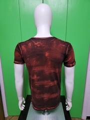 Deathwish Skateboards Shirt Red Dye Blood Stains S *VERY RARE* (Collar Cut Off)