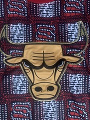 Chicago Bulls Two Hype Original 90’s Kente Letter Performance T-Shirt – XL