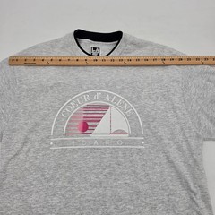 Vintage Coeur d’Alene Idaho Men’s Shirt Size XL Gray Black L.A. Sportswear Roll