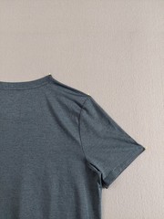 All In Motion Men T Shirt S Blue Crew Neck Short Sleeve Stretch Pullover Casual