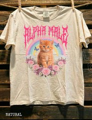 Alpha Male Funny Ironic Kitten Comfort Colors Shirt