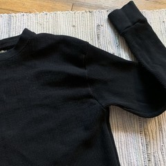 Vtg Gemrock Shirt Men’s Large Heavyweight Thermal 100% Cotton Crew Waffle Knit