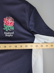 England Rugby Mens T Shirt Large Navy RFU Rose Rugby Union Tee