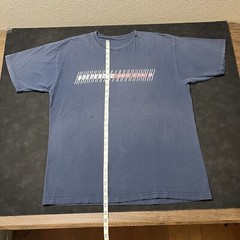 Vintage Tommy Hilfiger Shirt Flag Distress Sailing 90s Burnout Thrash Sun Faded
