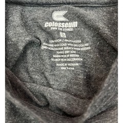 Colosseum T-Shirt Unisex Small Charcoal Orange Pocket Auburn Tigers NCAA Graphic