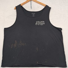 Count’s Kustoms Tank Top Mens 3XL Black Faded Gothic Cross Skull Biker Las Vegas