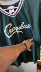 Official The Marathon Clothing Crenshaw Jersey Shirt XL Green Nipsey Hussle TMC