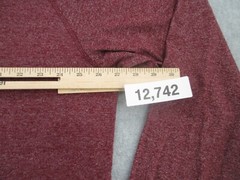 Hudson Barrow Shirt Mens 3X Red Heather Henley Neck Pocket Tee Adult 3XL