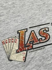 Vintage 2001 Las Vegas Nevada T-Shirt XL AAA Tag Grey Graphic Y2K