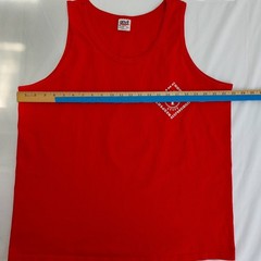 Vintage Anvil YMCA Aquatic Staff Tank Top 100% Cotton Made In USA Size XL
