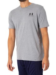 Under Armour Men’s Sportstyle Left Chest T-Shirt, Grey