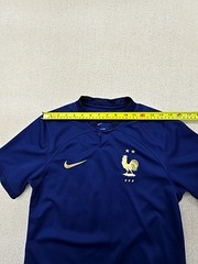 Nike Men’s Navy France Soccer Jersey S Dri-FIT Short Sleeve