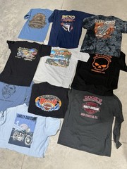 Bulk Wholesale Harley Davidson Lot – 10pc Tees / Long Sleeve