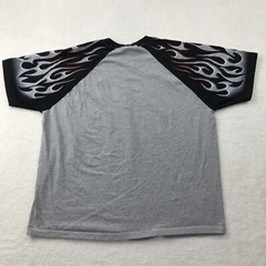 Matco Tools Shirt Mens Extra Large Gray Flames Fire Skate Surf Street Garage Tee