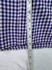Paul Smith Navy Pink Plaid Long Sleeve Shirt Made in Italy EU 43 XL Collared