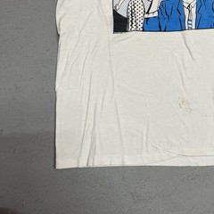 Vintage Roy Lichtenstein Flying Fish LA Shirt Forgot To Get Married 80s XL Art