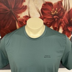 Travis Mathew Tee T-Shirt Mens Sz Large Athletic Fit Performance Stretch Green