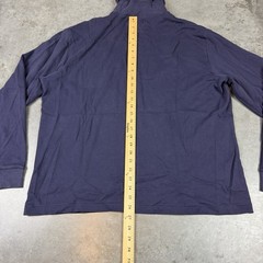 Vintage Polo Ralph Lauren T Shirt Mens XL Blue Turtle Neck Long Sleeve Preowned