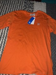 NWT Adidas Classic Originals Essential Men’s T-Shirt Sz S-2XL $30 Orange