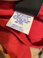 NWT Men’s Vintage 90’s TEAM MB SPORT Mixed Blues Red Shirt Size Medium